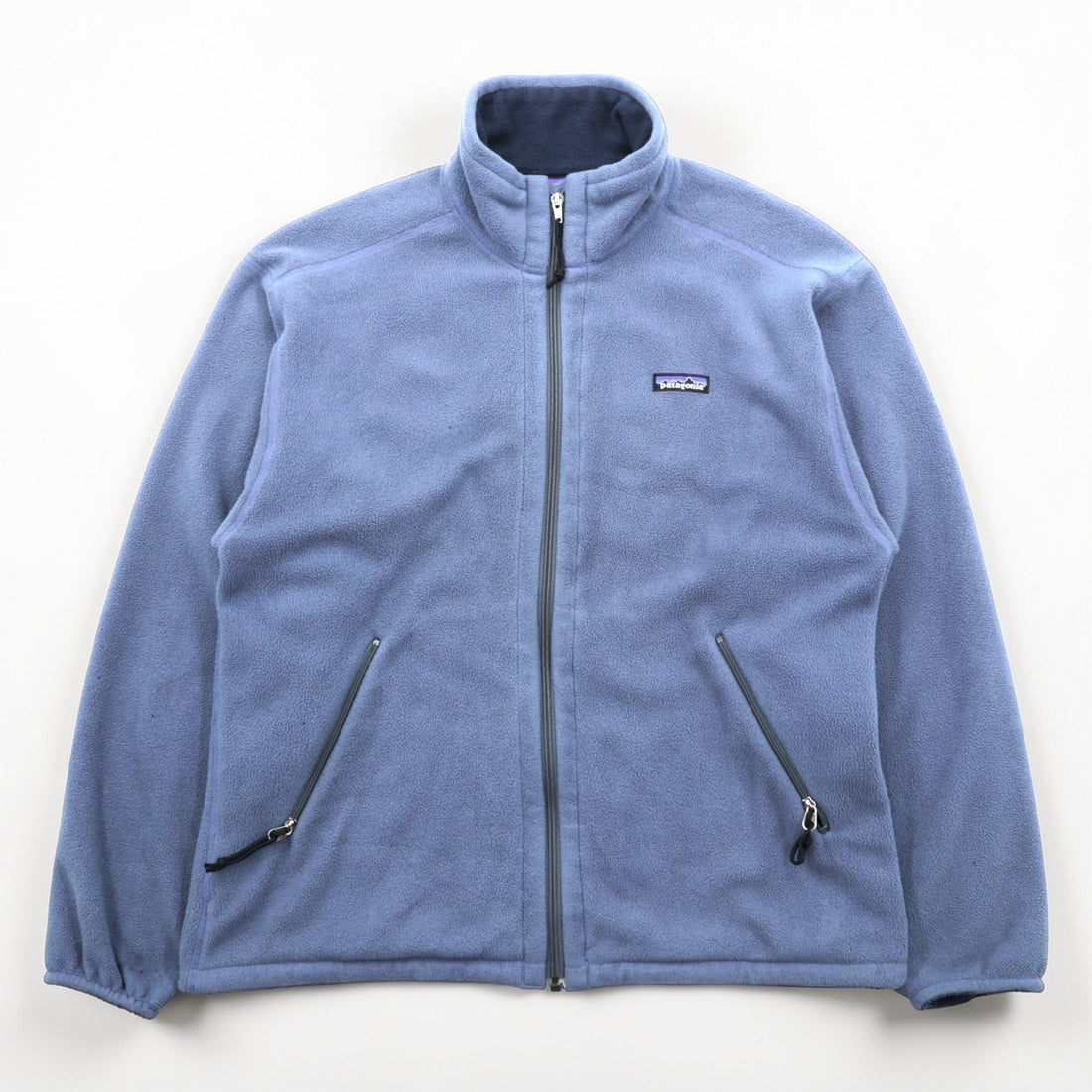 Patagonia 90s USA Synchilla SYNCHILLA Fleece Jacket Windproof Jacket M Blue Drawcord Big Size