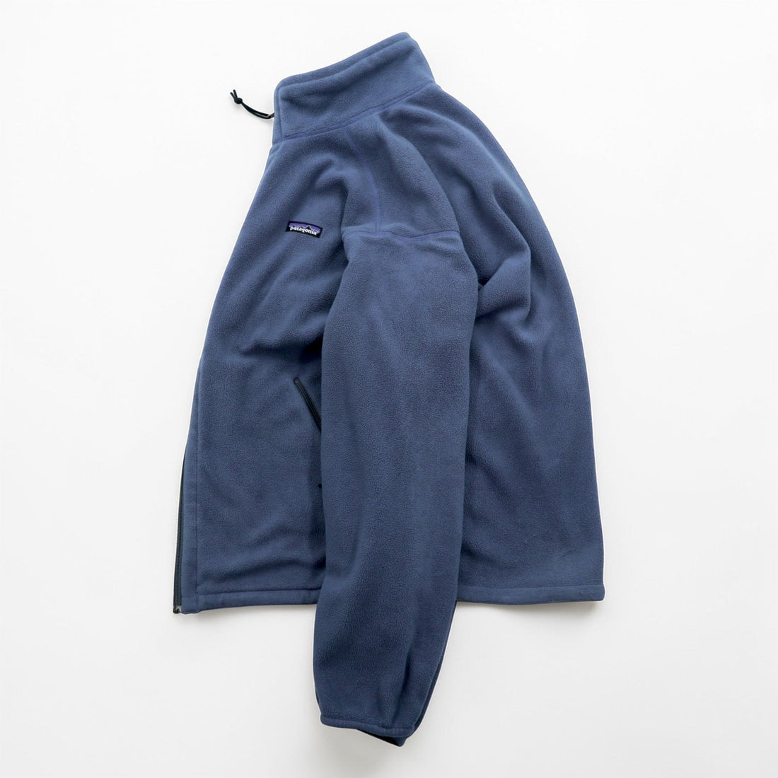 Patagonia 90s USA Synchilla SYNCHILLA Fleece Jacket Windproof Jacket M Blue Drawcord Big Size