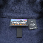Patagonia 90s USA Synchilla SYNCHILLA Fleece Jacket Windproof Jacket M Blue Drawcord Big Size
