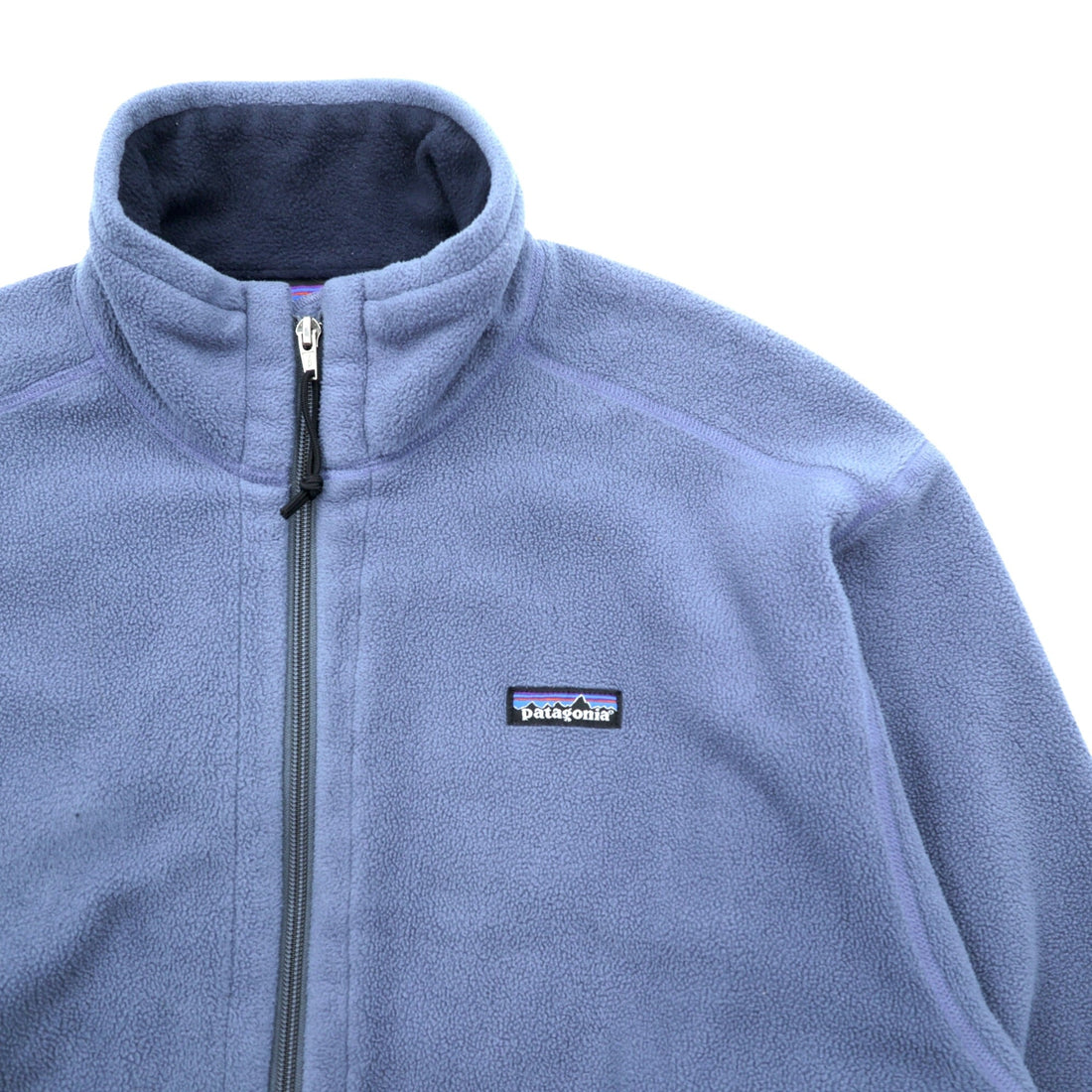 Patagonia 90s USA Synchilla SYNCHILLA Fleece Jacket Windproof Jacket M Blue Drawcord Big Size
