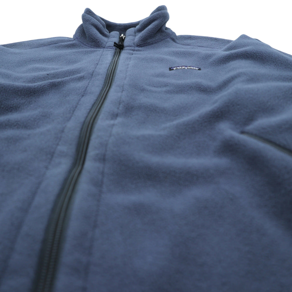 Patagonia 90s USA Synchilla SYNCHILLA Fleece Jacket Windproof Jacket M Blue Drawcord Big Size