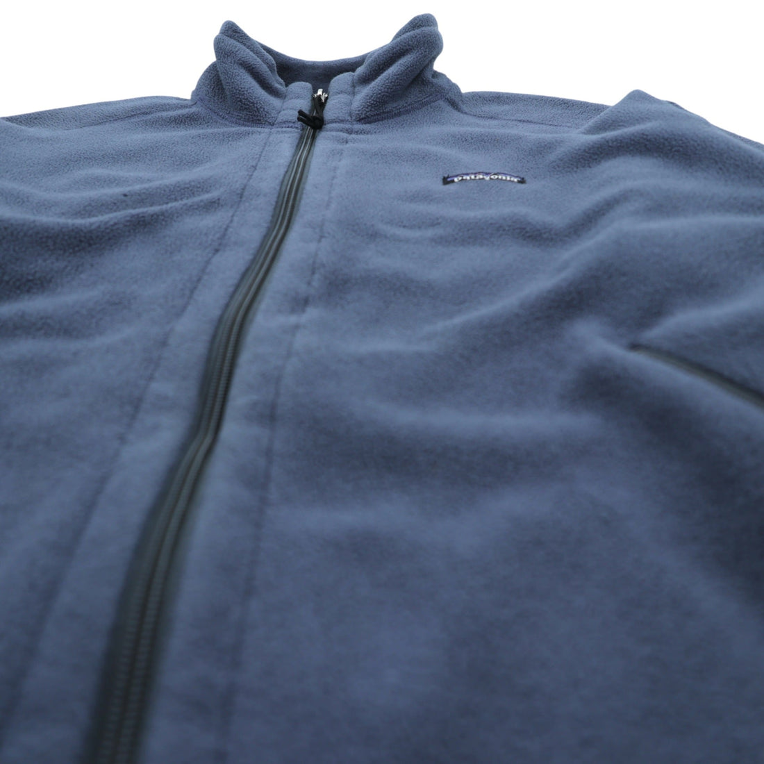 Patagonia 90s USA Synchilla SYNCHILLA Fleece Jacket Windproof Jacket M Blue Drawcord Big Size