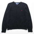 Polo Ralph Lauren 90s knit sweater, size L, Italian wool, with small pony embroidery