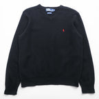 Polo Ralph Lauren 90s knit sweater, size L, Italian wool, with small pony embroidery