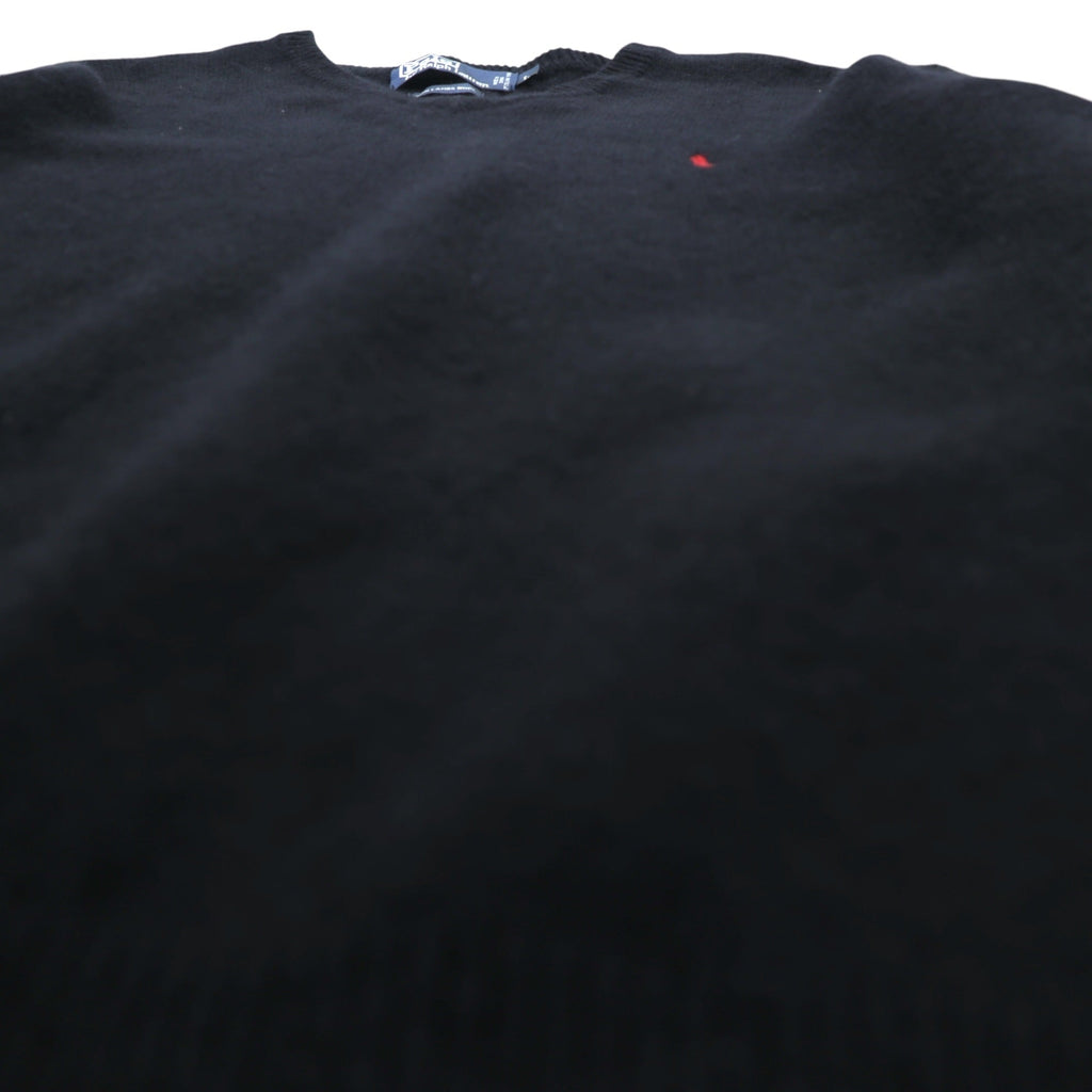 Polo Ralph Lauren 90s knit sweater, size L, Italian wool, with small pony embroidery