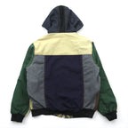 carhartt リメイク 再構築 カラーブロック ダック アクティブジャケット パーカー L マルチカラー クレイジーパターン