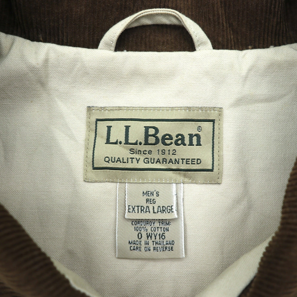 L.L.Bean Chore Coat Field Coat Hunting Jacket, Sizes XL and up, WY16, Corduroy Collar