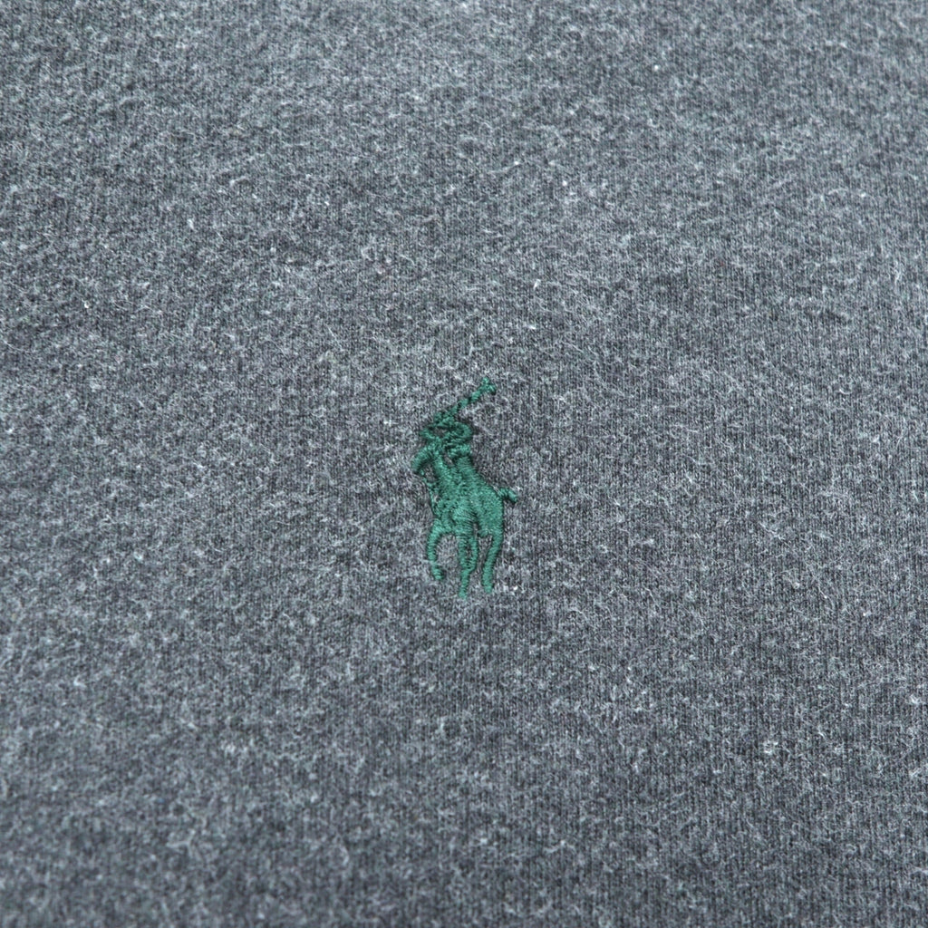 Polo Ralph Lauren 90年代 ポロシャツ ラガーシャツ 2XL グレー ペルー製 スモールポニー刺繍 ビッグサイズ