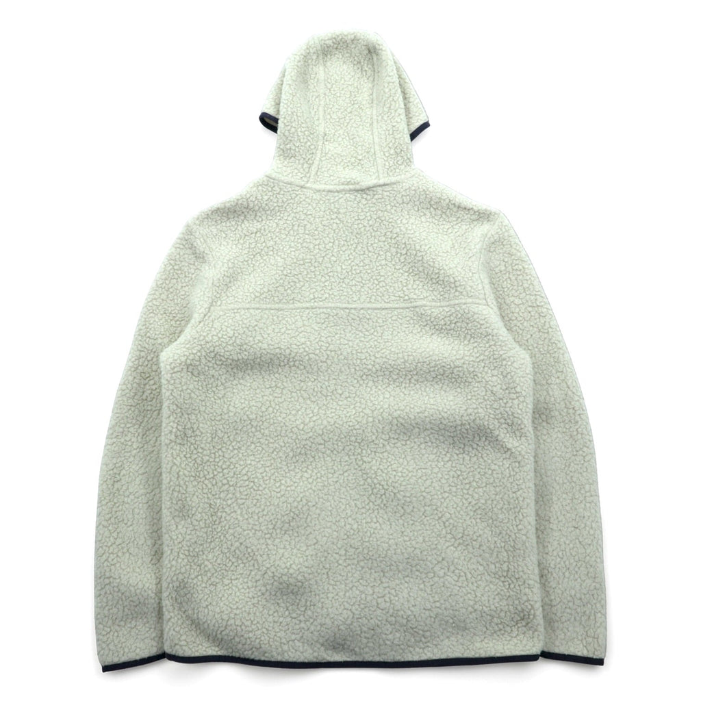 Patagonia レトロ パイル フーディー フリースジャケット L ベージュ ペリカン ジップパーカー 22806