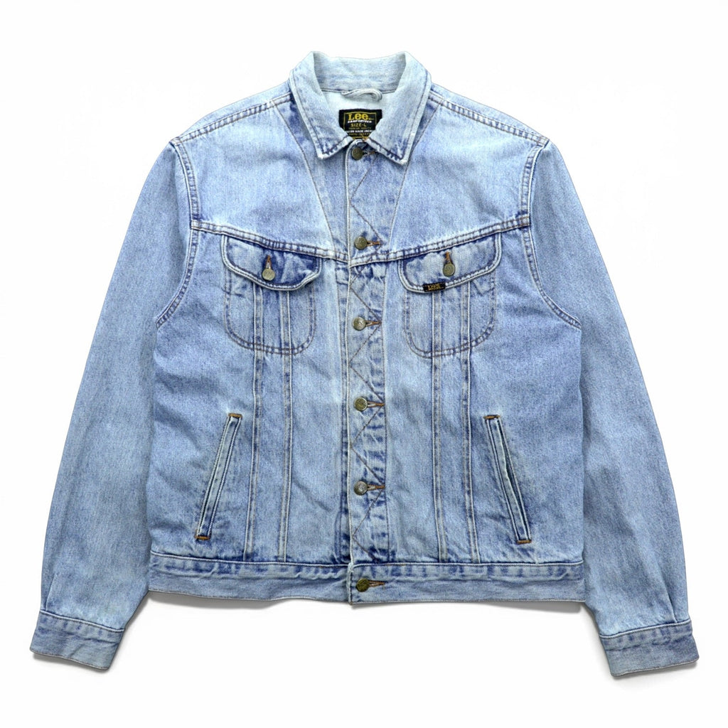 Lee 90s Vintage 701 RIDER JACKET Denim Jacket G Jean L Indigo UNION MADE JACKET 153436