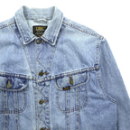 Lee 90s Vintage 701 RIDER JACKET Denim Jacket G Jean L Indigo UNION MADE JACKET 153436