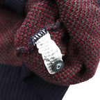 LACOSTE 80s France Vintage Knit Cardigan L French Lacoste Fair Isle Pattern