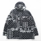 Levi's フィールドコート ミリタリージャケット XL ペイズリー フード収納 KEARNY FIELD COAT BANDANA REMIX A4419-0003