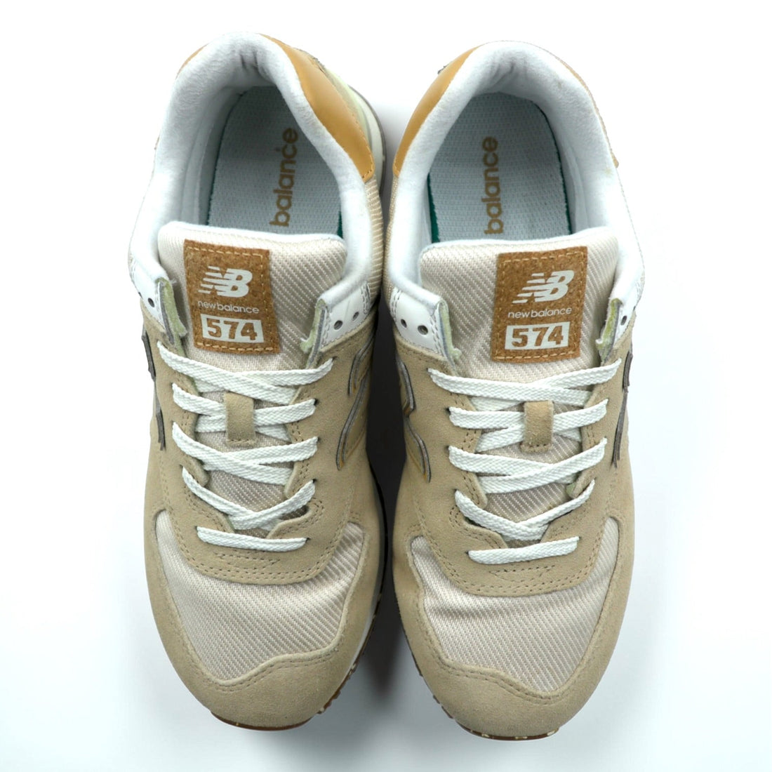NEW BALANCE ML574AA2 Suede Sneakers 27cm Sand Beige ENCAP