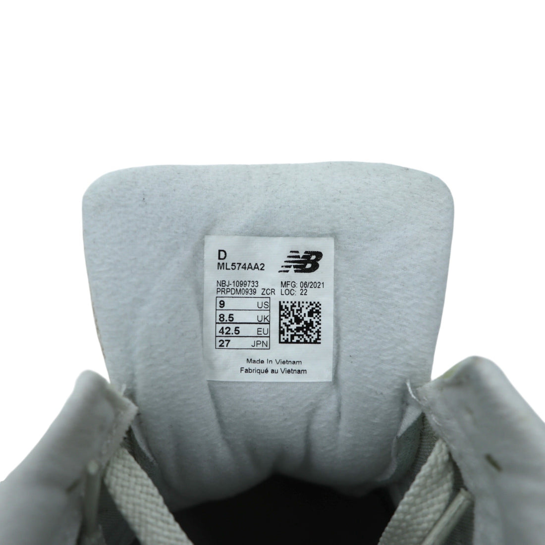 NEW BALANCE ML574AA2 Suede Sneakers 27cm Sand Beige ENCAP