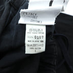 TUKI 日本製 ガムパンツ Gum Pants イージーパンツ M ブラック 0107 コットンツイル