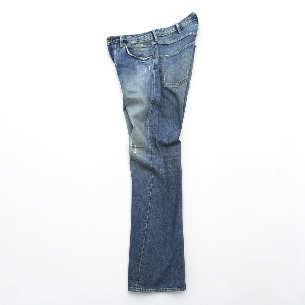 Polo Ralph Lauren 90s Vintage Distressed Flare Denim Pants Jeans M Indigo