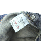Polo Ralph Lauren 90s Vintage Distressed Flare Denim Pants Jeans M Indigo