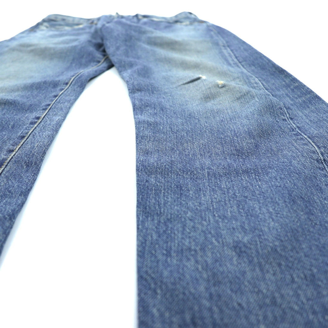 Polo Ralph Lauren 90s Vintage Distressed Flare Denim Pants Jeans M Indigo