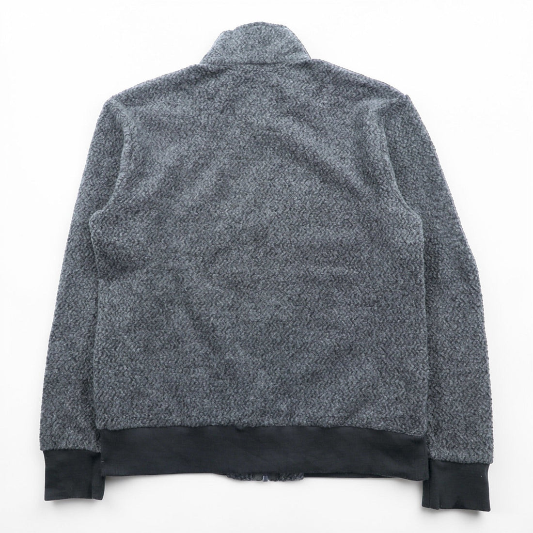 Patagonia ウーリエステル フリースジャケット M スタンドカラー グレー フルジップ ブルゾン 26935