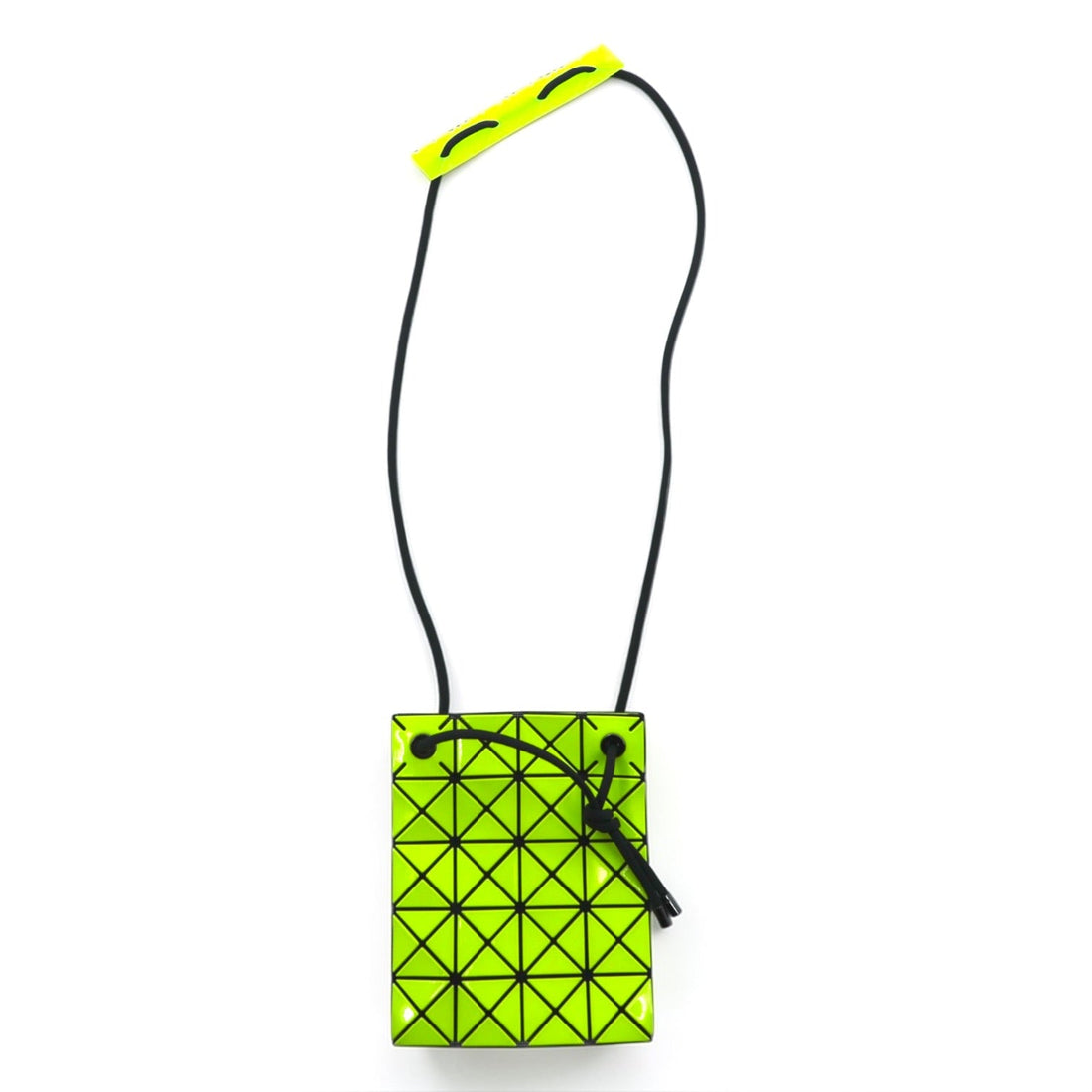 BAOBAO (ISSEY MIYAKE) Shoulder Bag Sacoche Pouch Yellow BB91-AG921 Made in Japan