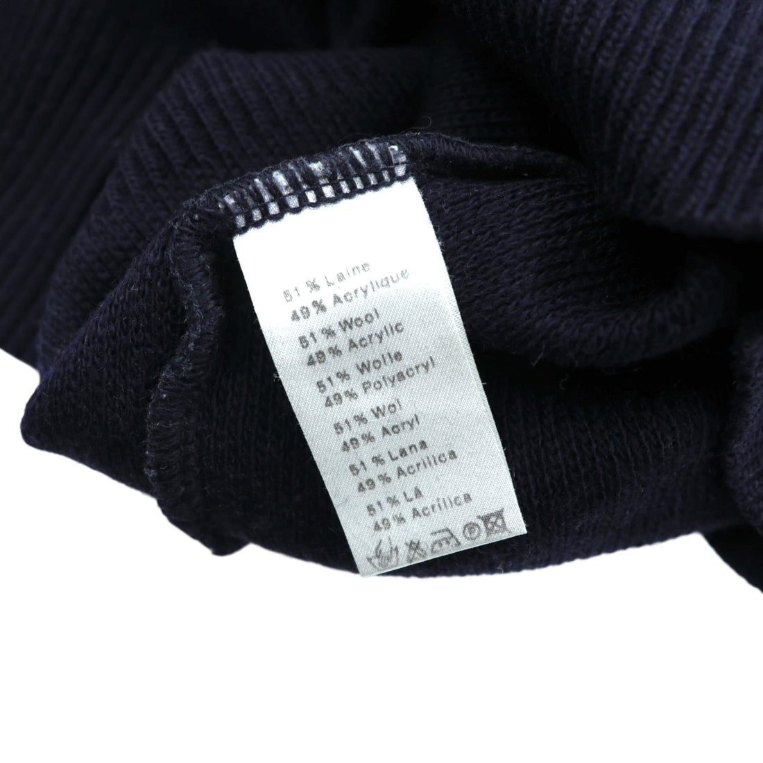 Vintage CHEMISE LACOSTE 80s Made in France V-neck knit sweater L French Lacoste