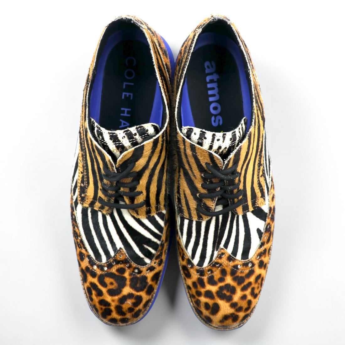 Cole Haan x atmos OriginalGrand Longwing Oxford Multi-Animal Print C36377 Size 8.5M