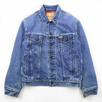Levi Strauss 2000s Flannel-Lined Denim Jacket, Size Small, 909014518