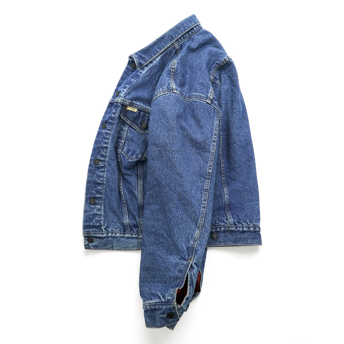 Levi Strauss 2000s Flannel-Lined Denim Jacket, Size Small, 909014518