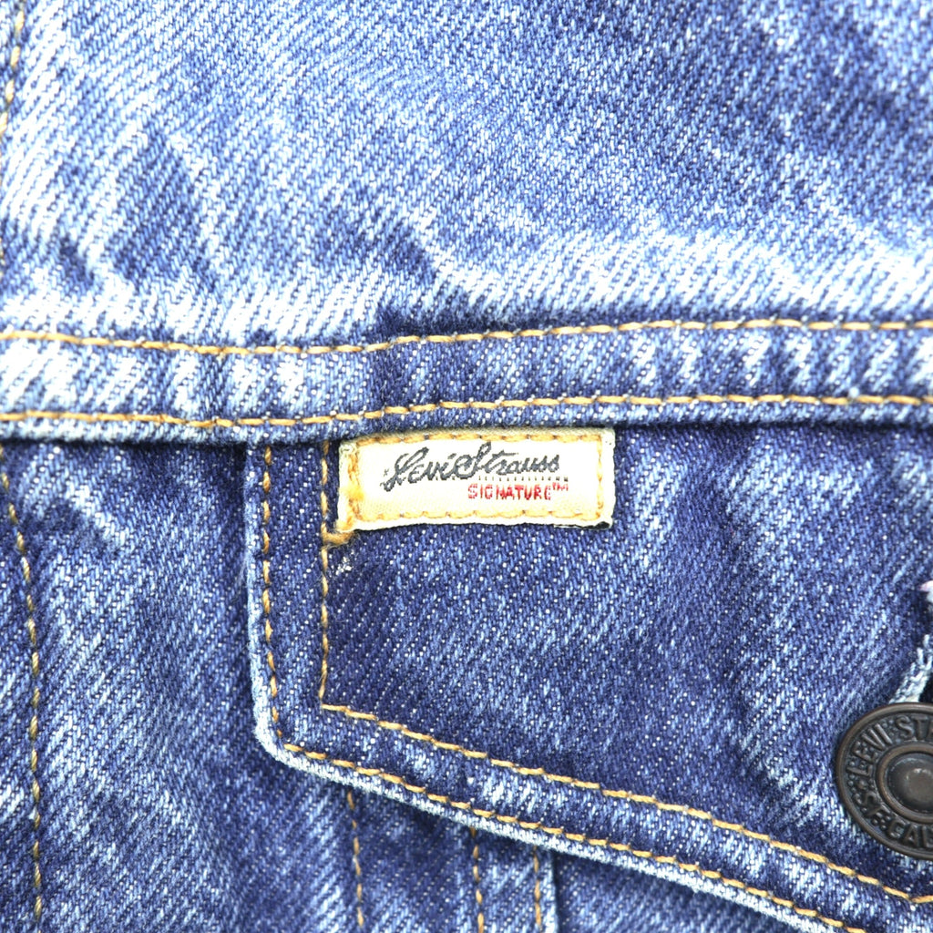 Levi Strauss 2000s Flannel-Lined Denim Jacket, Size Small, 909014518