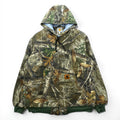 Carhartt Remade Realtree Camo Duck Active Hoodie Chore Coat Hunting Jacket, Size L