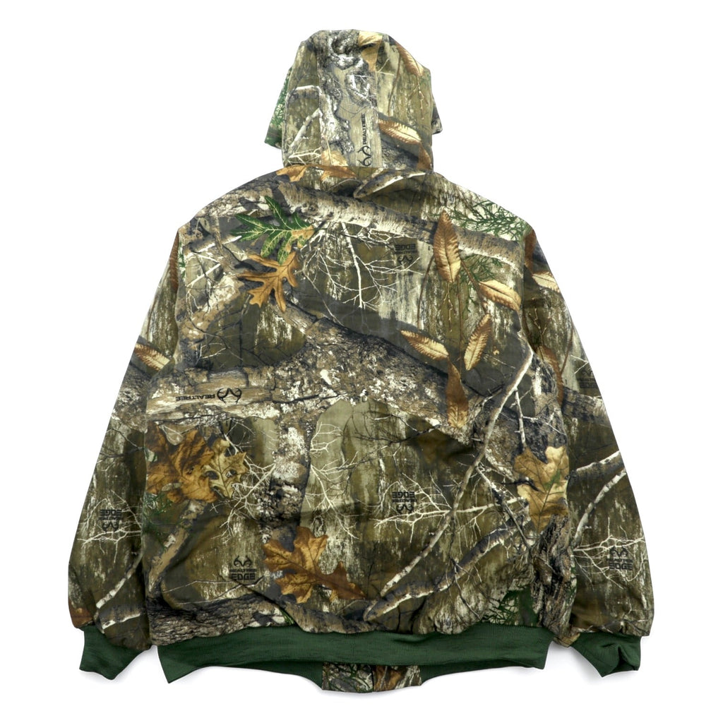 Carhartt Remade Realtree Camo Duck Active Hoodie Chore Coat Hunting Jacket, Size L