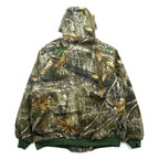 Carhartt Remade Realtree Camo Duck Active Hoodie Chore Coat Hunting Jacket, Size L