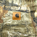 Carhartt Remade Realtree Camo Duck Active Hoodie Chore Coat Hunting Jacket, Size L