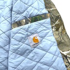Carhartt Remade Realtree Camo Duck Active Hoodie Chore Coat Hunting Jacket, Size L