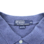 Polo Ralph Lauren 90s Long Sleeve Rugby Shirt, Sizes XXL Made in Peru, Small Pony Embroidery
