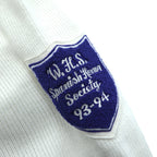 80s USA Vintage Bristol Products Award Sweater Cardigan White Size 48 USA Made Letterman