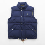 Polo Ralph Lauren White Duck Puffer Vest M with Small Pony Embroidery