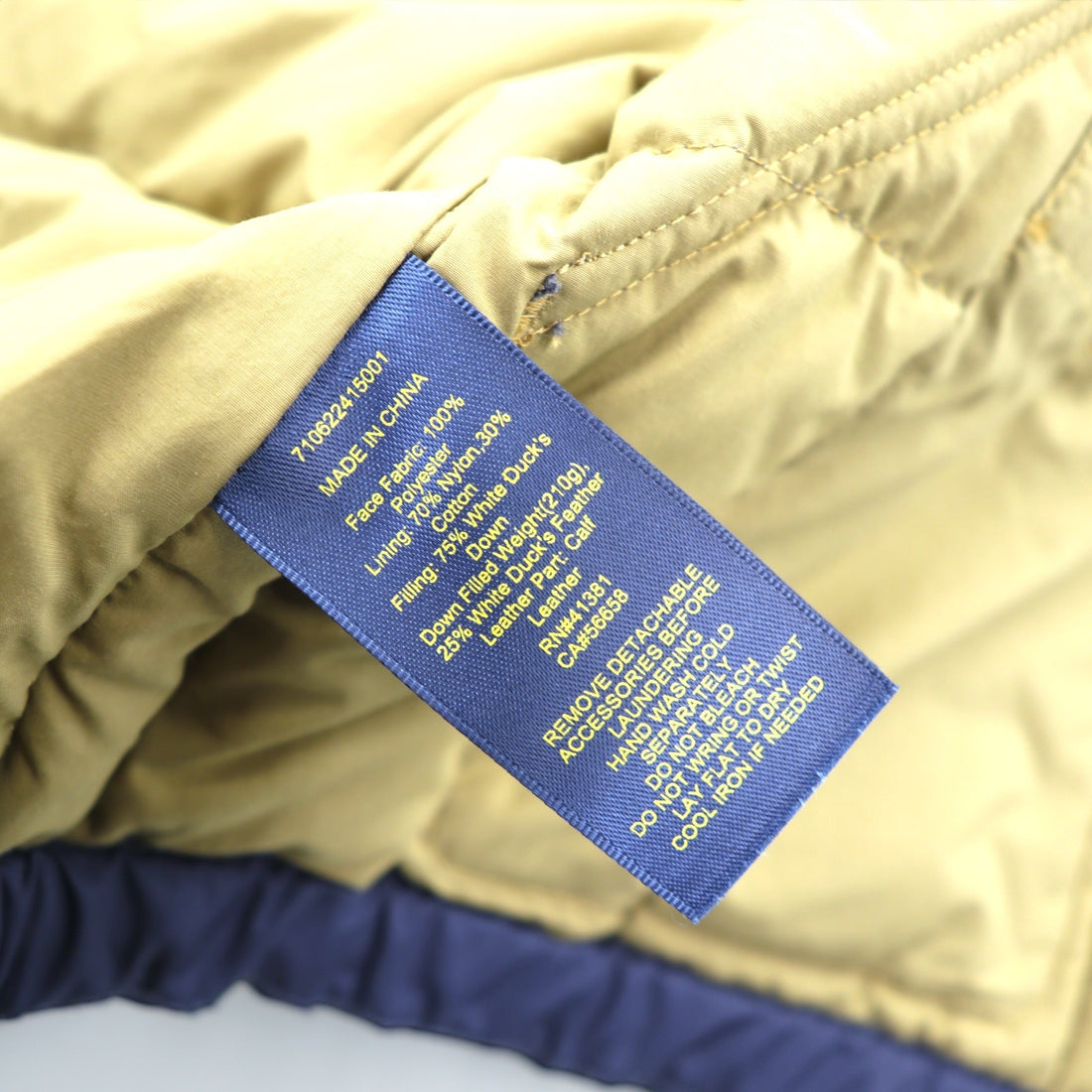 Polo Ralph Lauren White Duck Puffer Vest M with Small Pony Embroidery