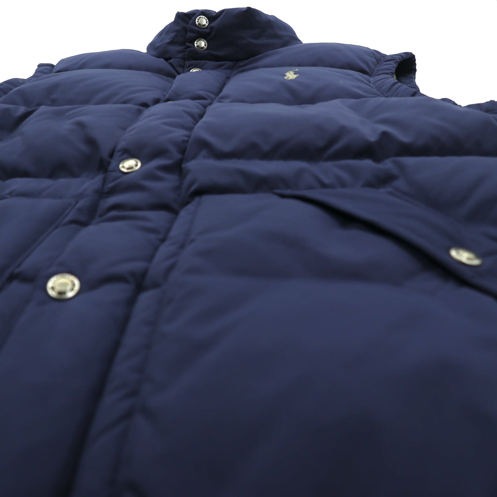 Polo Ralph Lauren White Duck Puffer Vest M with Small Pony Embroidery