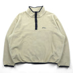 L.L.Bean 80s Snap-T Fleece Jacket, Size XL, with Cursive Logo and Embroidered Logo