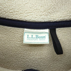 L.L.Bean 80s Snap-T Fleece Jacket, Size XL, with Cursive Logo and Embroidered Logo