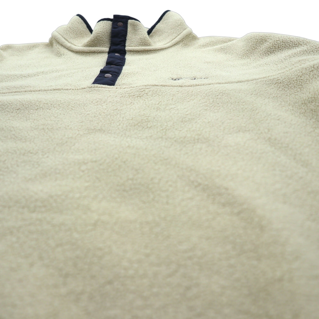 L.L.Bean 80s Snap-T Fleece Jacket, Size XL, with Cursive Logo and Embroidered Logo