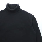 HUGO BOSS turtleneck knit sweater, size XL and up, made of virgin wool