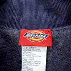 Dickies Denim Chore Coat Hunting Jacket L indigo blue 3494NB Corduroy Collar Blanket Lined