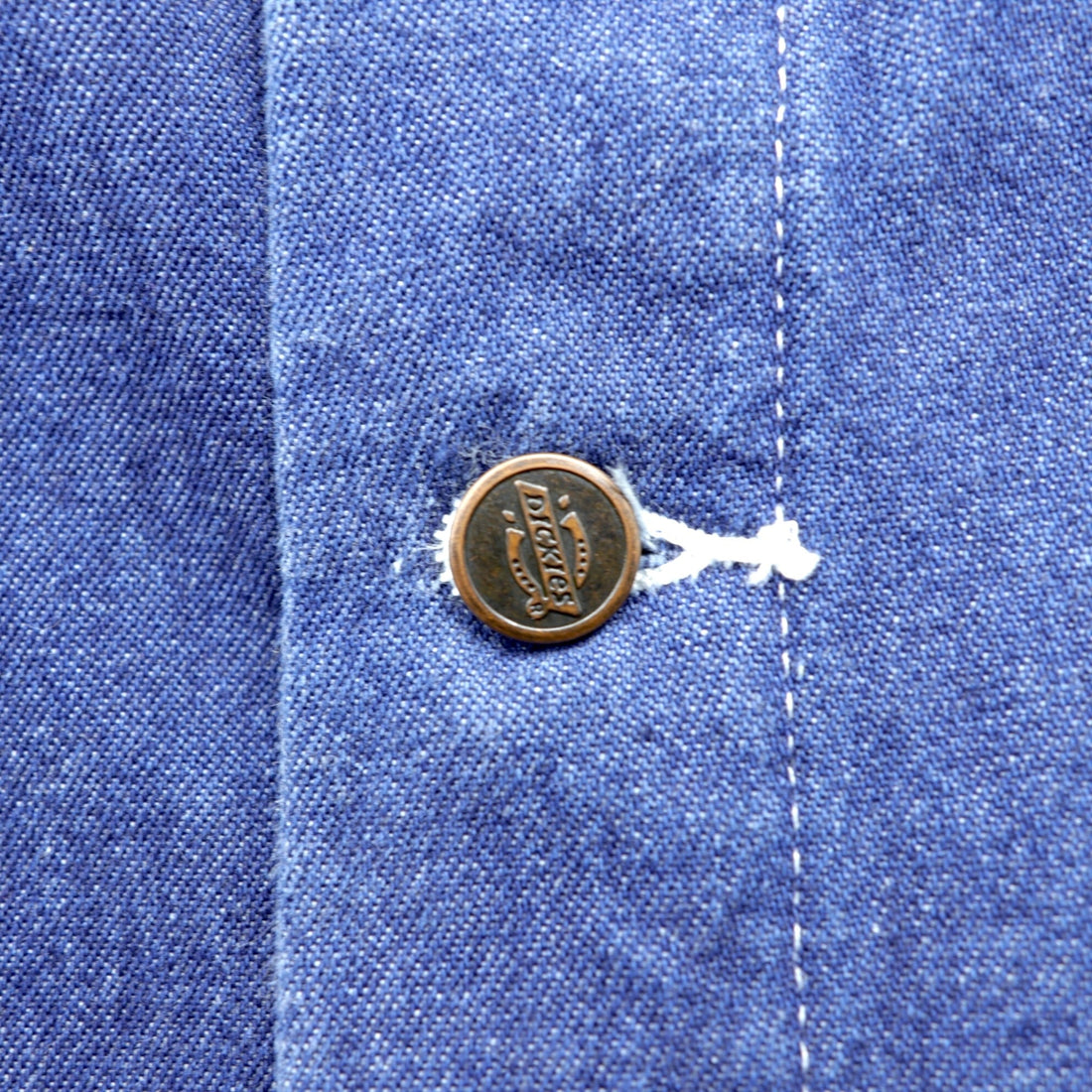 Dickies Denim Chore Coat Hunting Jacket L indigo blue 3494NB Corduroy Collar Blanket Lined