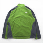 THE NORTH FACE ウィンドウォール WINDWALL フリースジャケット XL ドローコード カーキ バイカラー フルジップ US規格