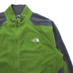 THE NORTH FACE ウィンドウォール WINDWALL フリースジャケット XL ドローコード カーキ バイカラー フルジップ US規格