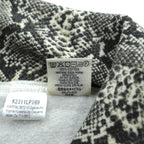 KAPITAL 日本製 フリース スウェットパンツ XL グレー パイソン 総柄 Fleece Snake Pattern Sweat Rib Pants K2311LP169