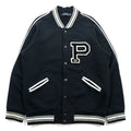 Polo Ralph Lauren レタード スタジャン スウェット L ブラック ワッペン P リブライン